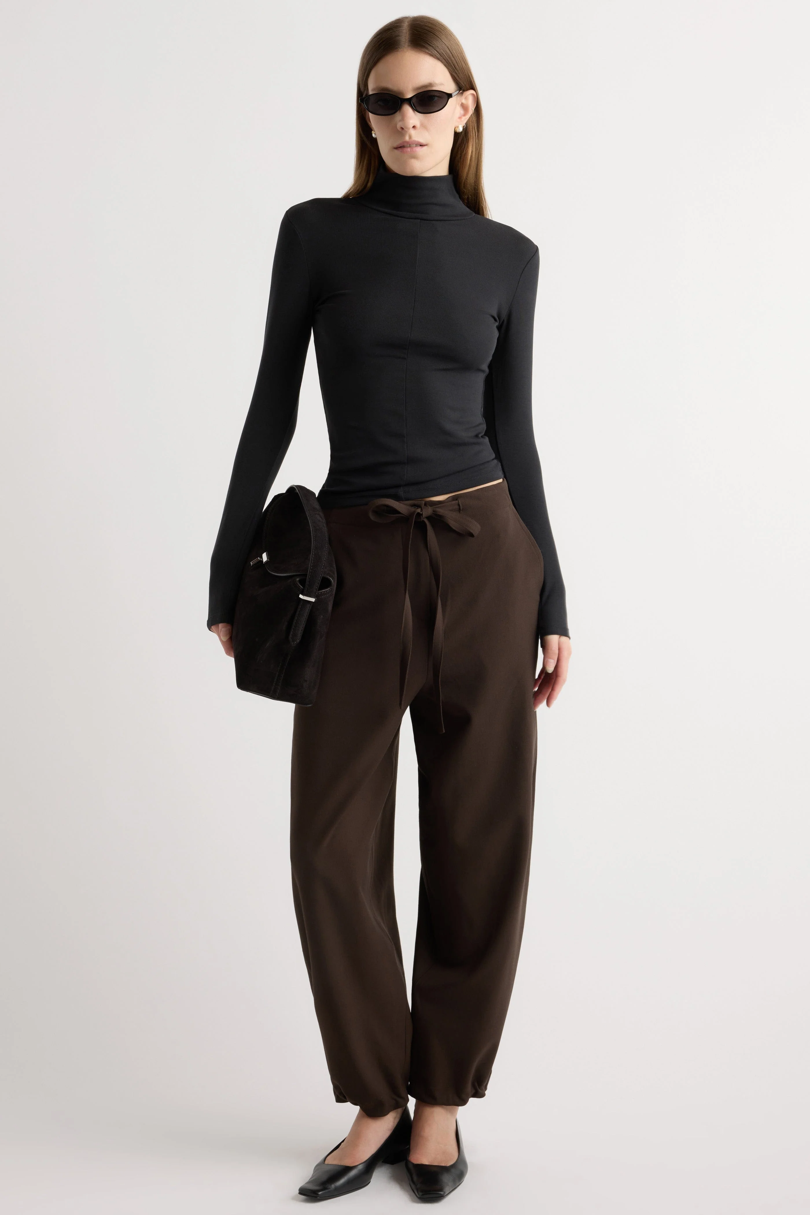 Michi Seam-Detail Turtleneck Tee - Image 5