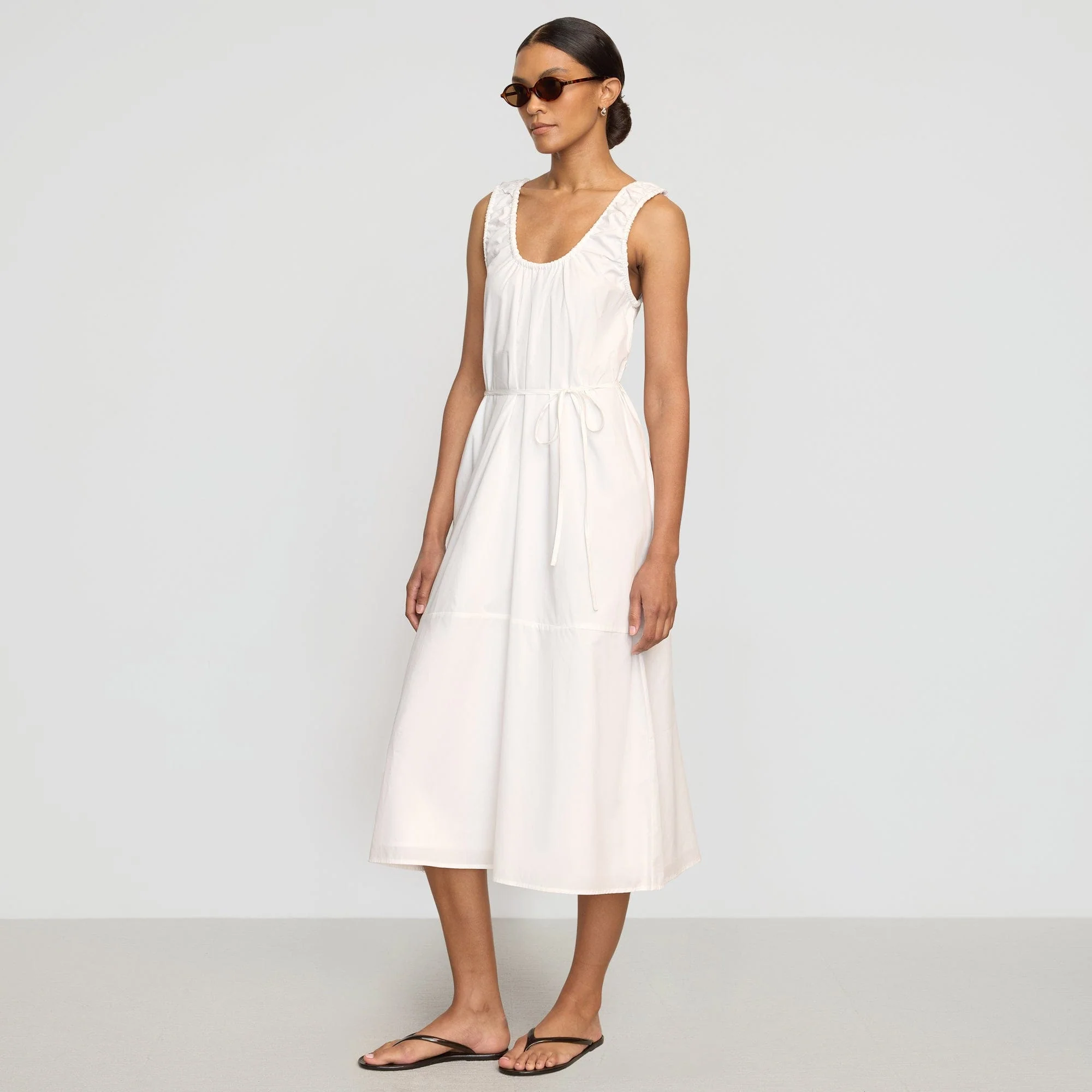 Midori Organic Cotton U-Neck Dress
