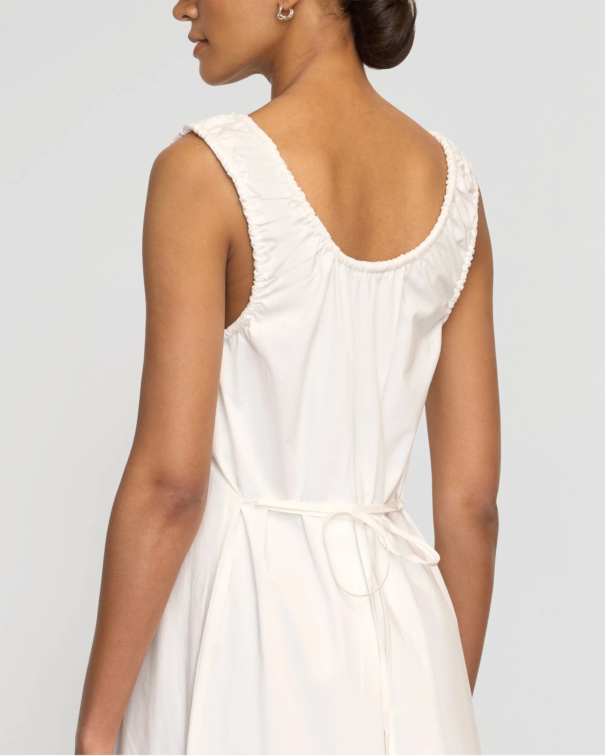 Midori Organic Cotton U-Neck Dress - Image 7