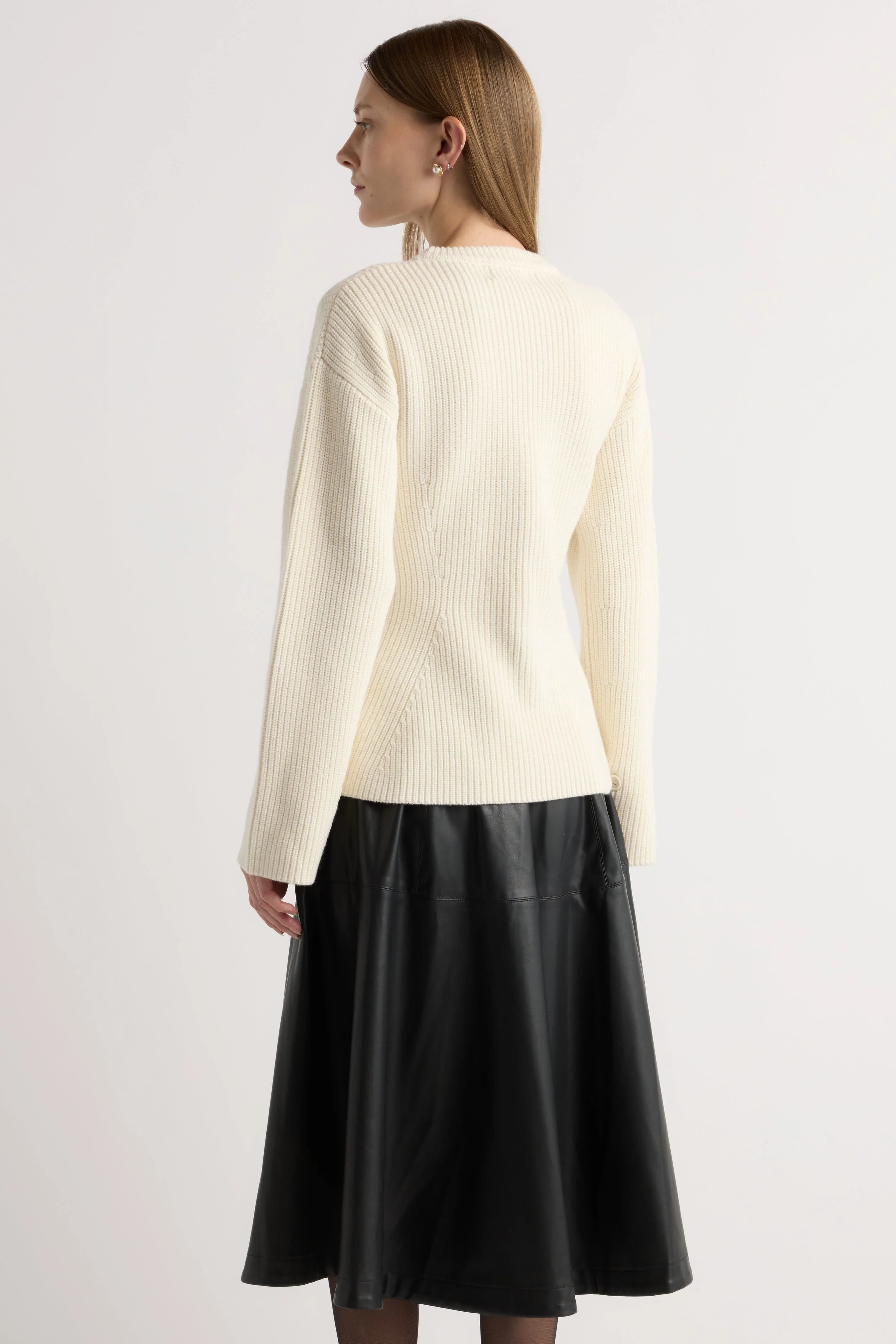 Minali Ribbed Sculpted Sweater - Image 6