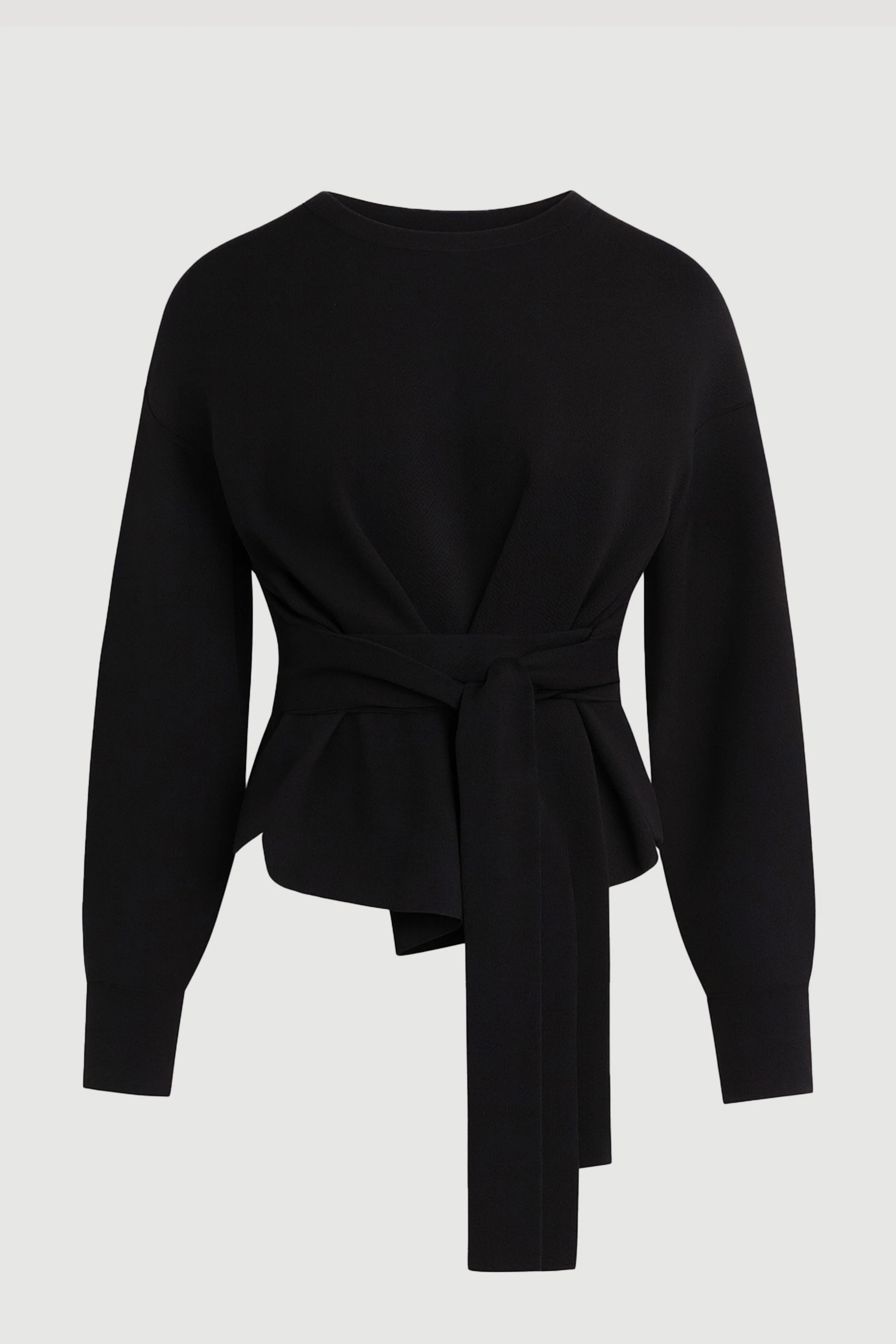 Nara Tie-Front Knit Sweater - Image 11