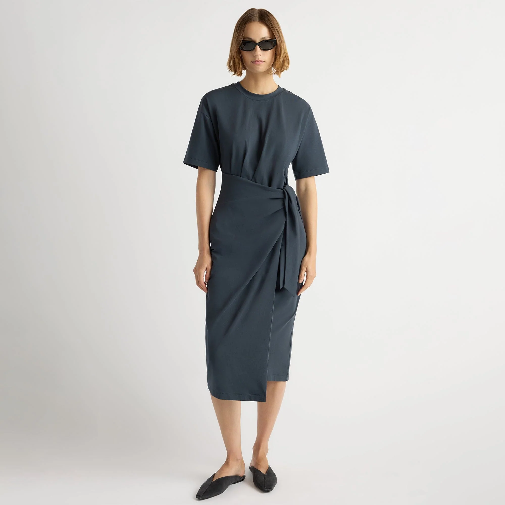 Noa Organic Cotton T-Shirt Wrap Dress