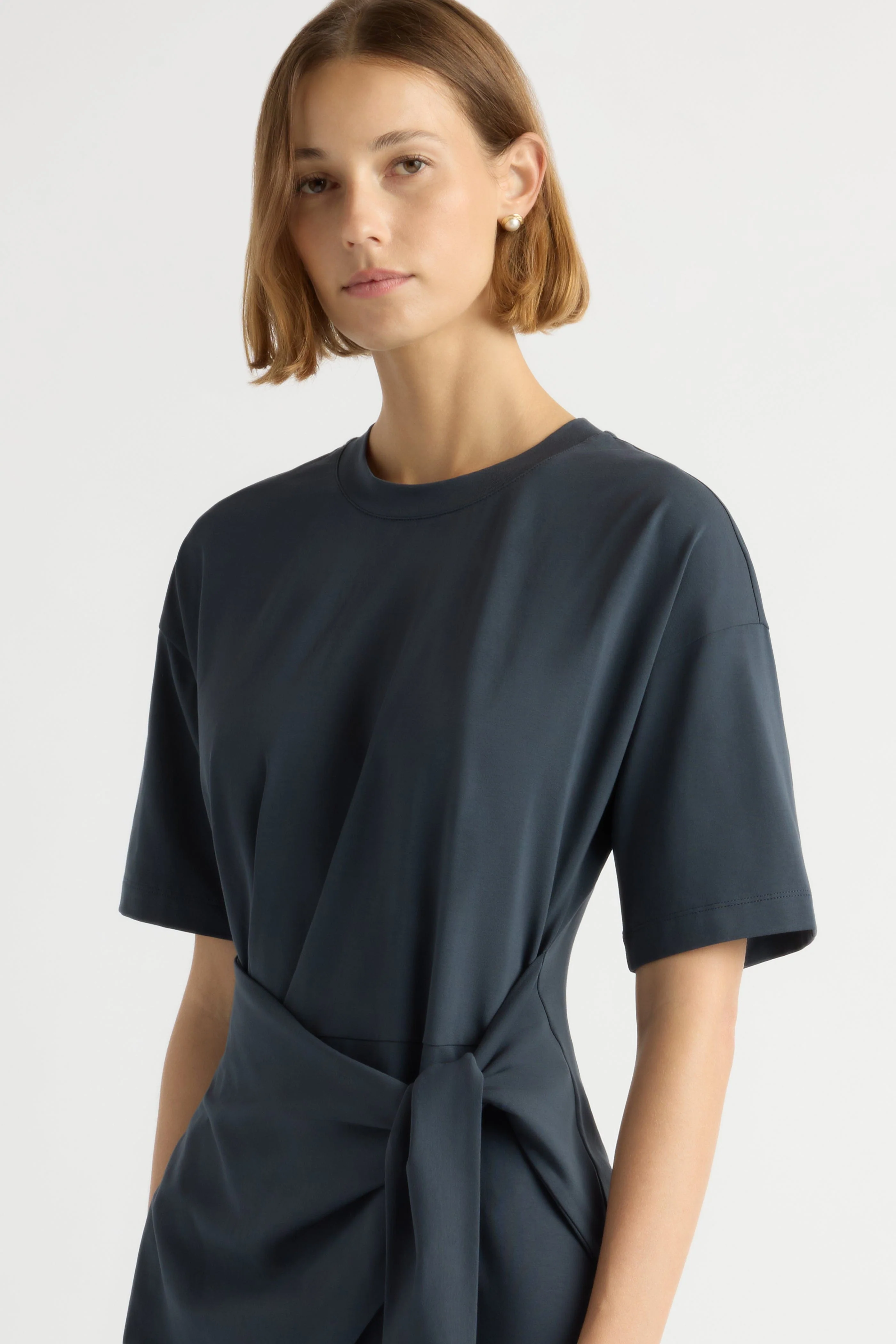 Noa Organic Cotton T-Shirt Wrap Dress - Image 3