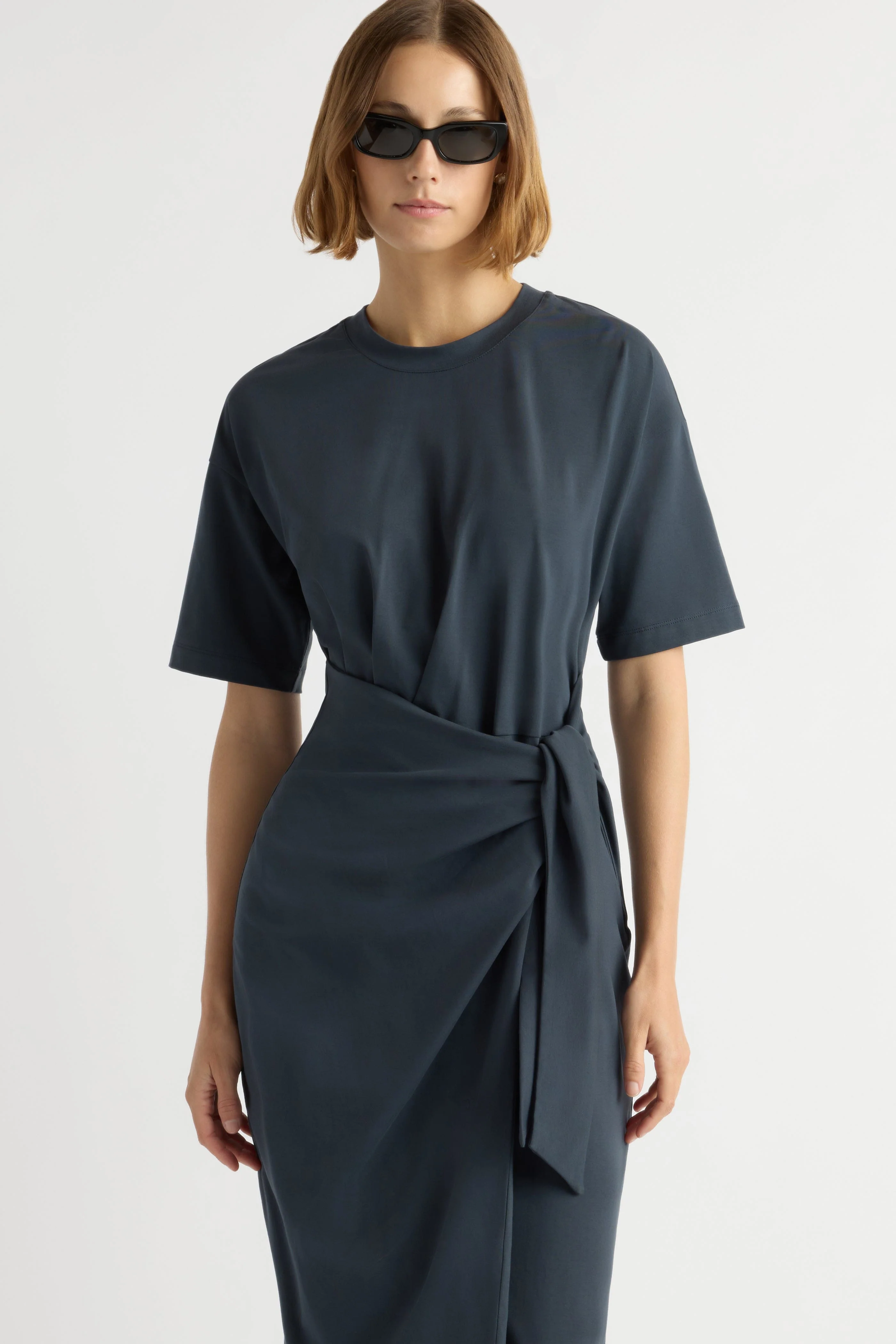 Noa Organic Cotton T-Shirt Wrap Dress - Image 5