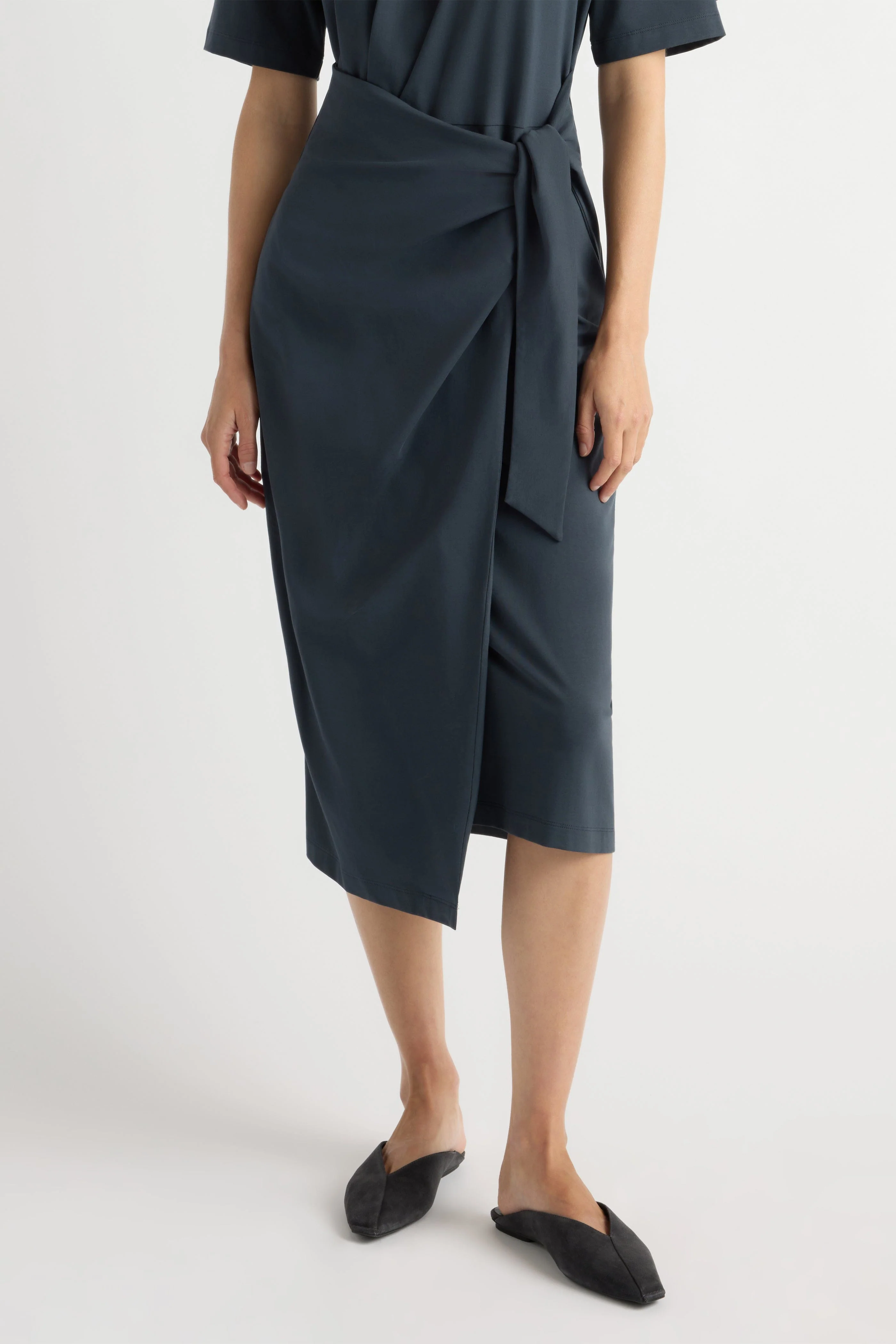 Noa Organic Cotton T-Shirt Wrap Dress - Image 6