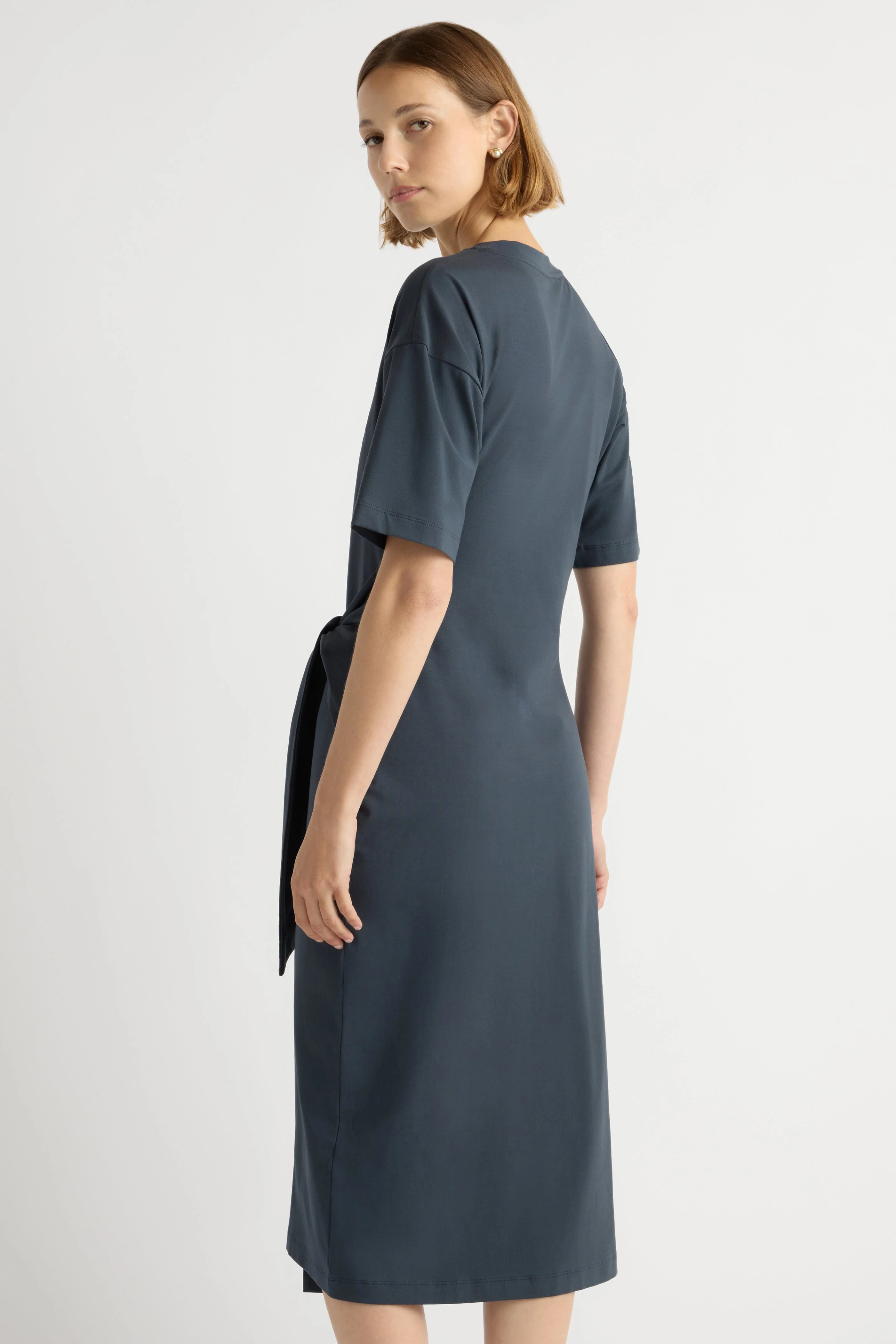 Noa Organic Cotton T-Shirt Wrap Dress - Image 7