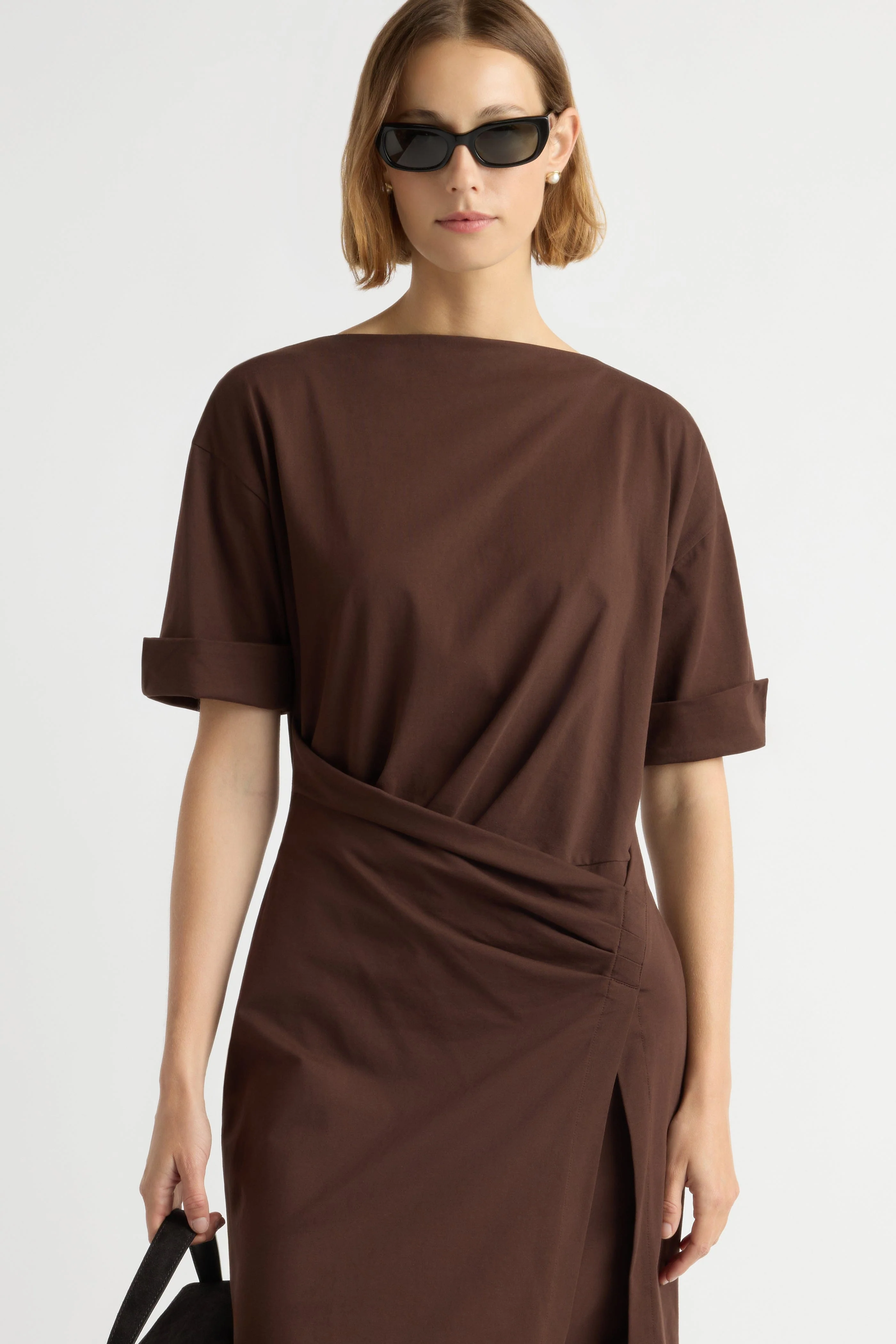 Noelle Asymmetric-Wrap Dress - Image 5