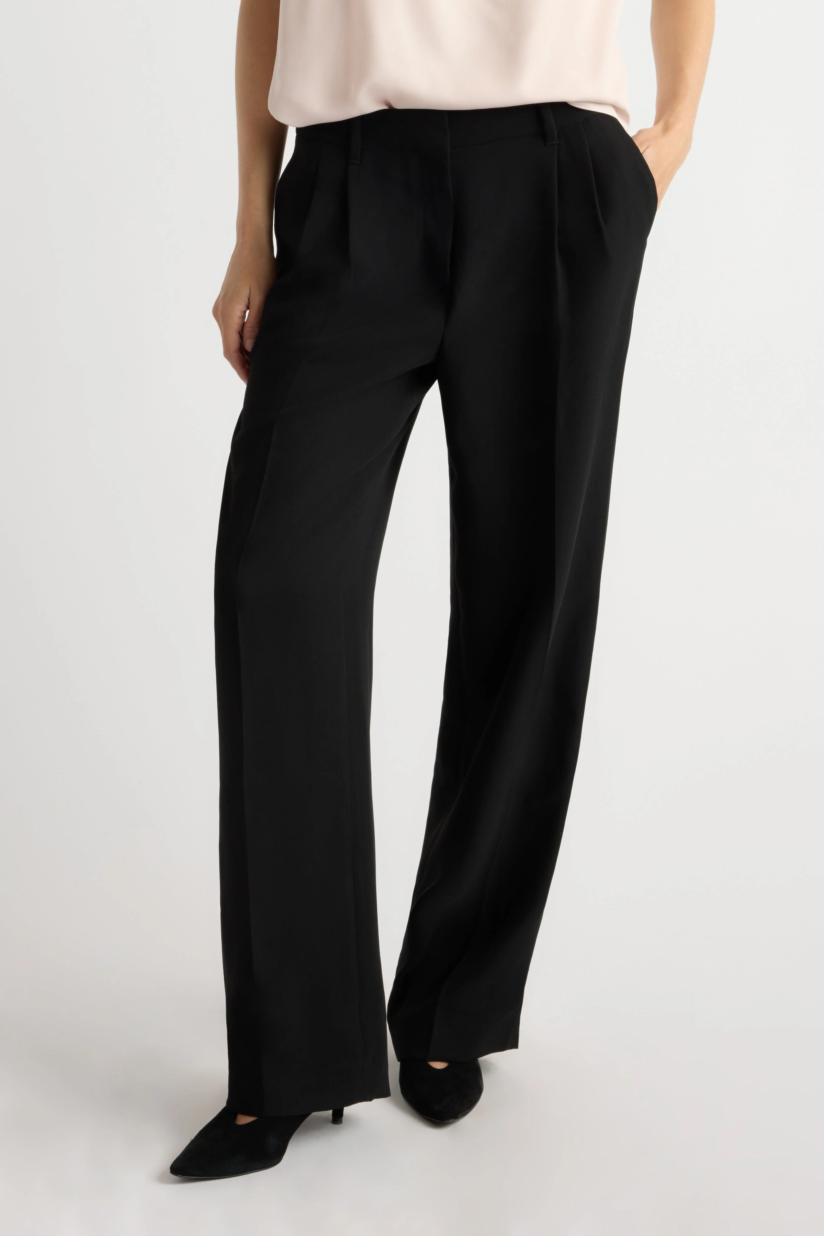 Orion Double-Pleated Tailored Pant - Image 3