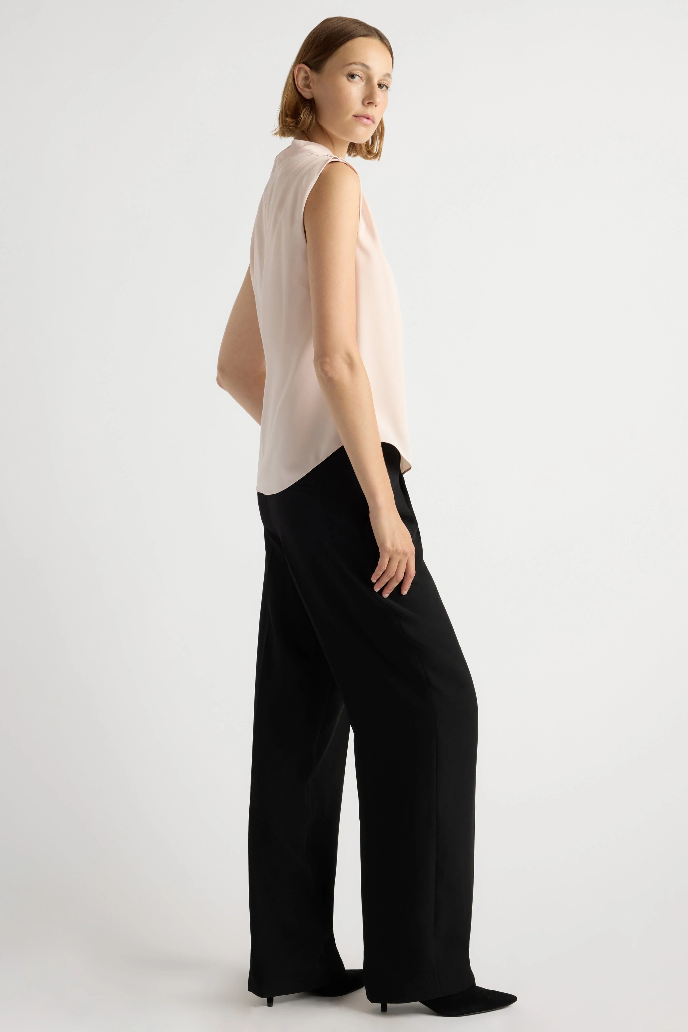 Orion Double-Pleated Tailored Pant - Image 4
