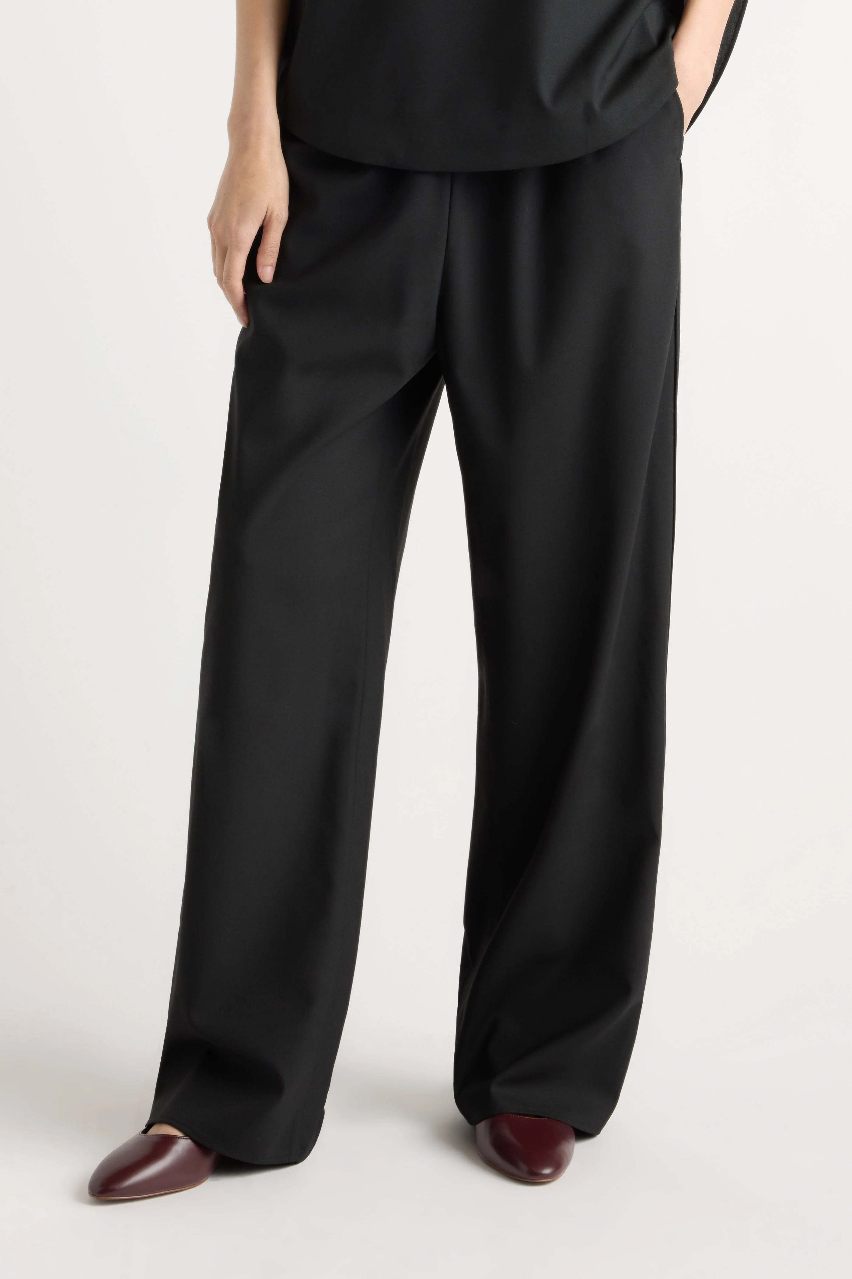Parmer Wool-Blend Stretch-Waist Pant - Image 3