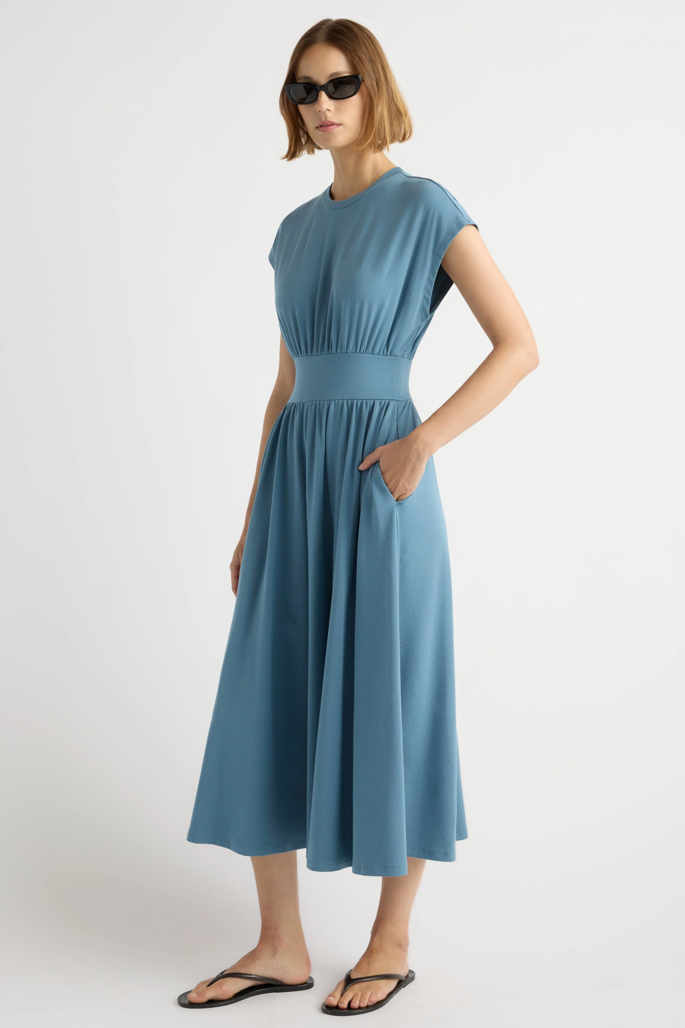 Prima Jersey Midi Dress - Image 2