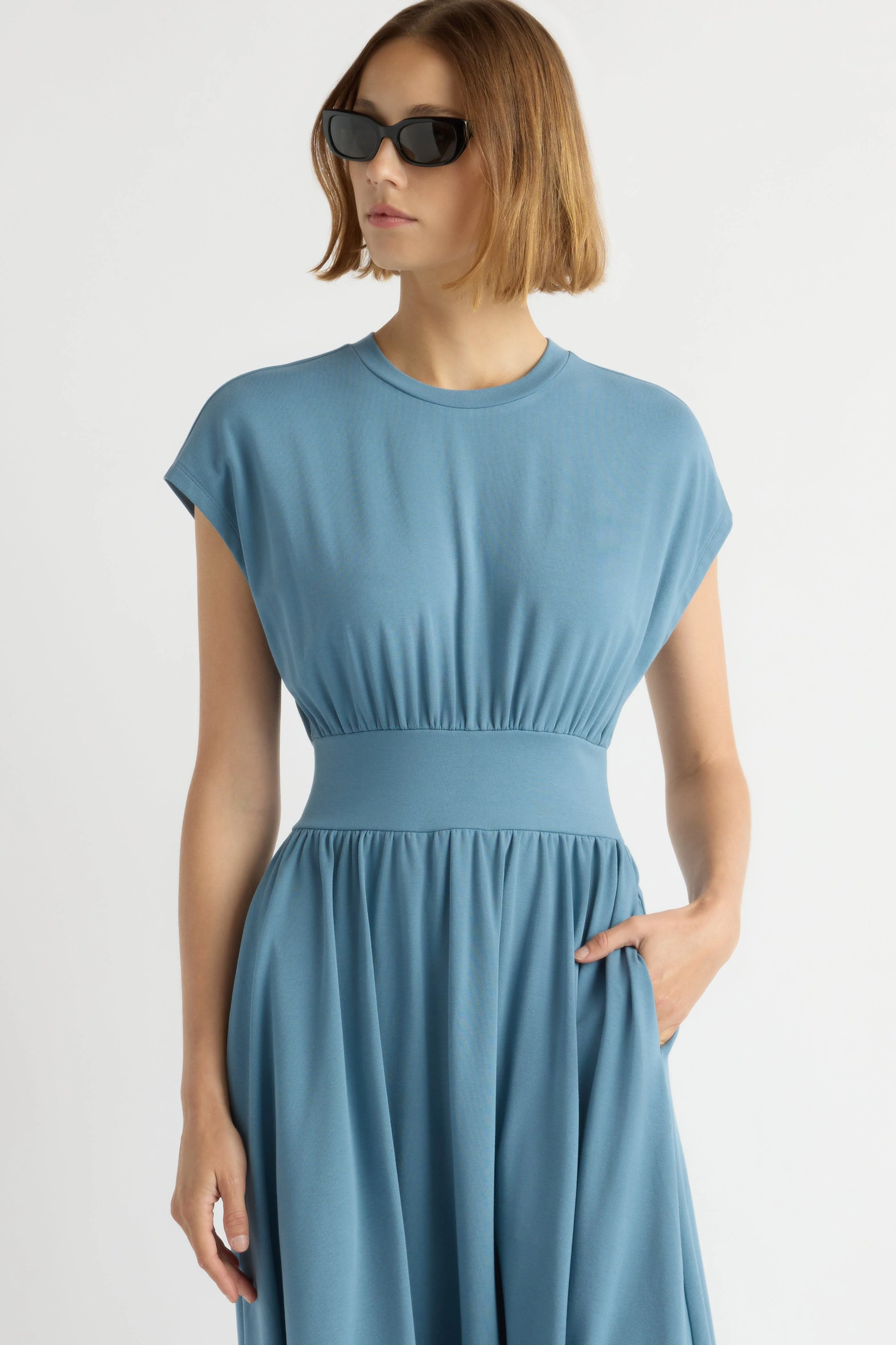 Prima Jersey Midi Dress - Image 3