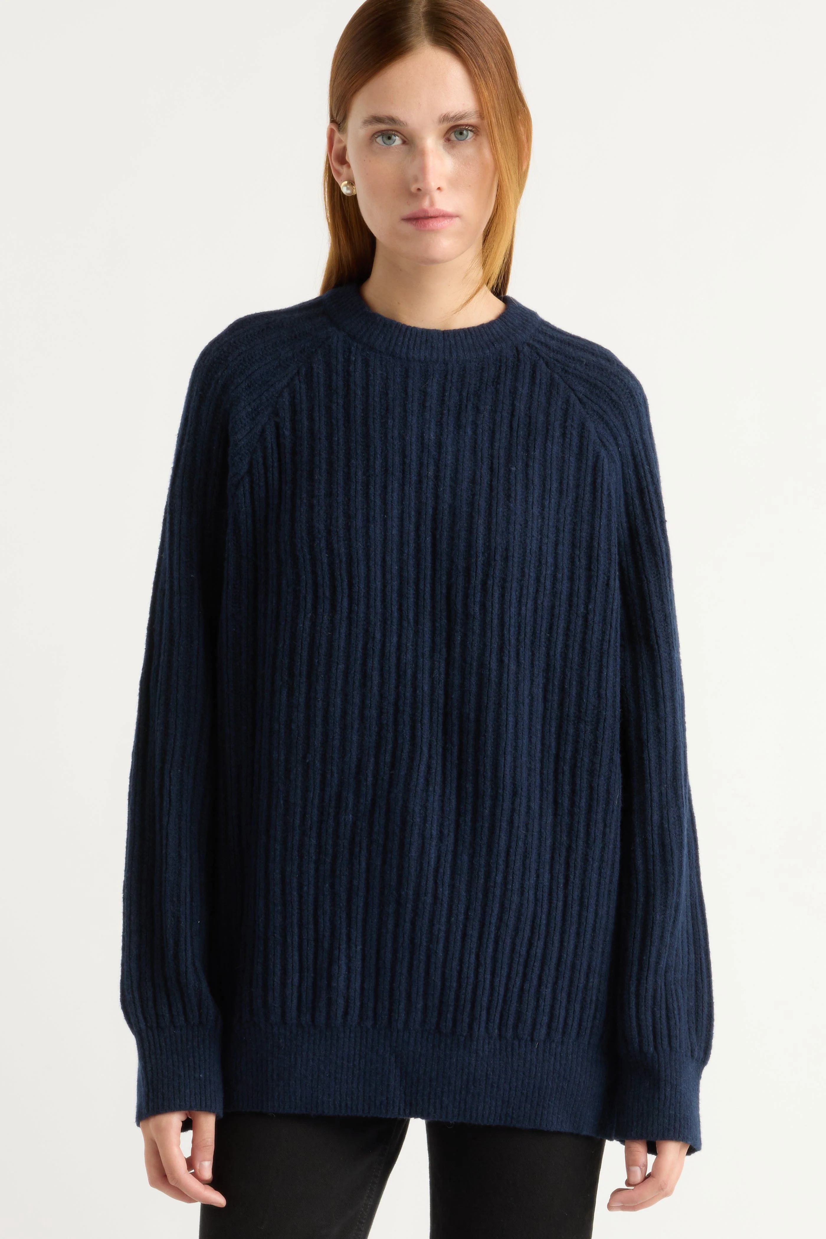 Roylene Ribbed Boyfriend Sweater - Image 3