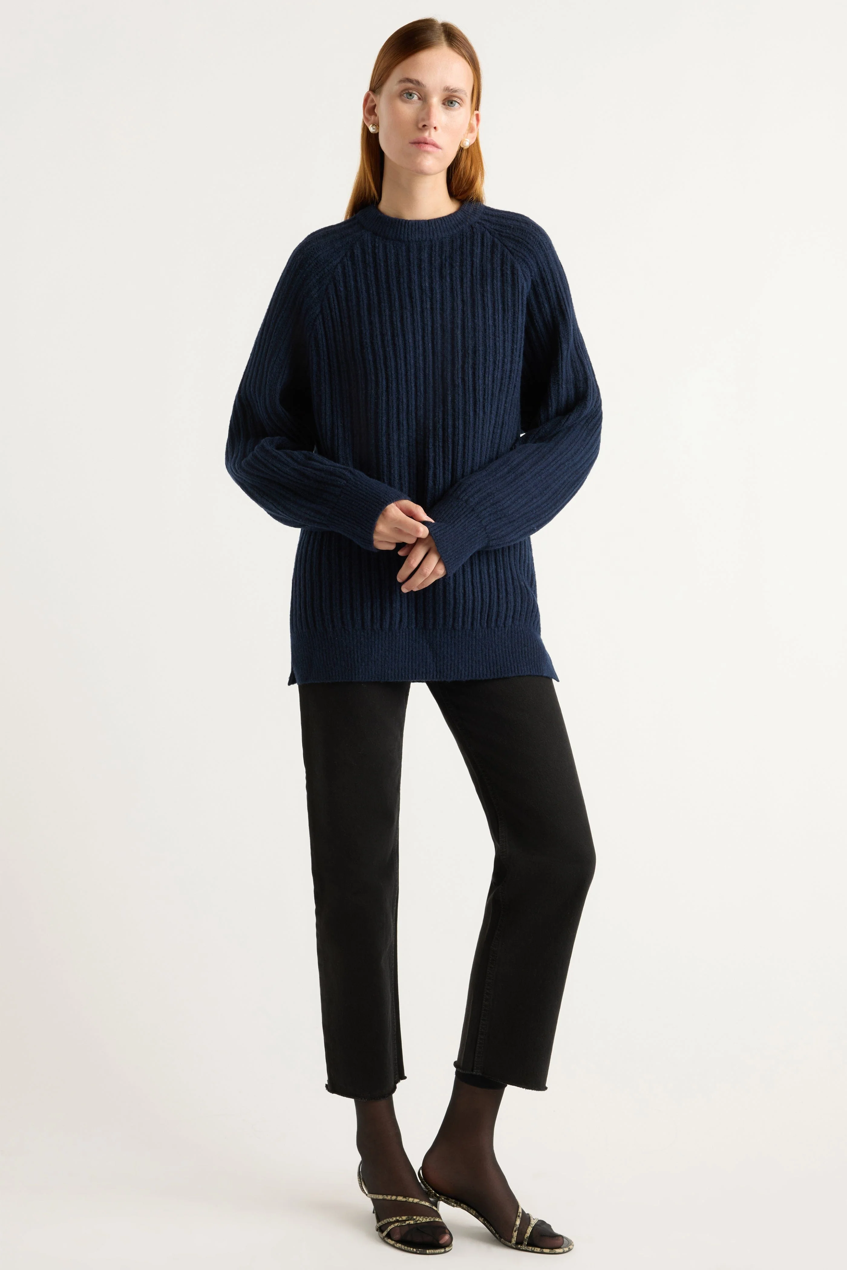 Roylene Ribbed Boyfriend Sweater - Image 4