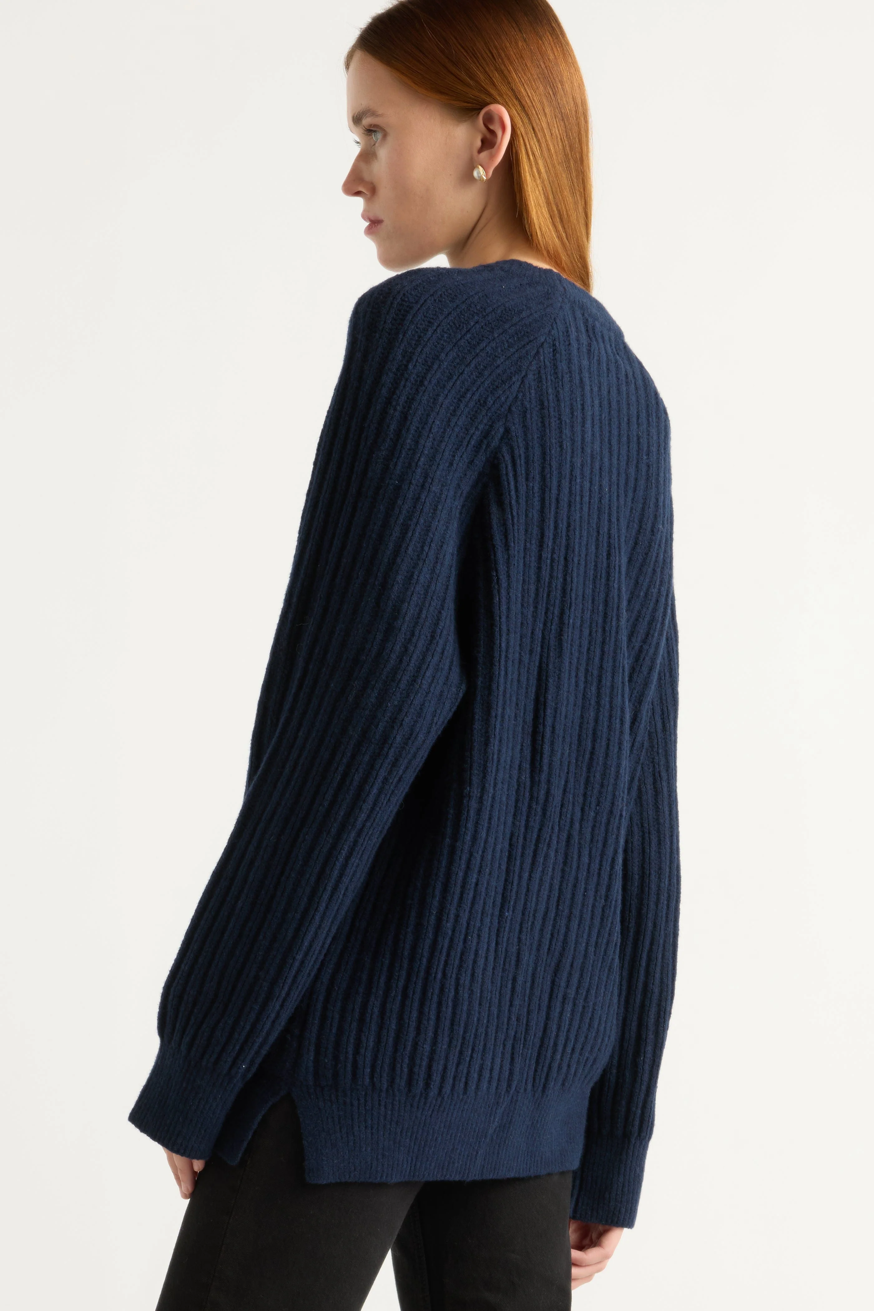Roylene Ribbed Boyfriend Sweater - Image 7