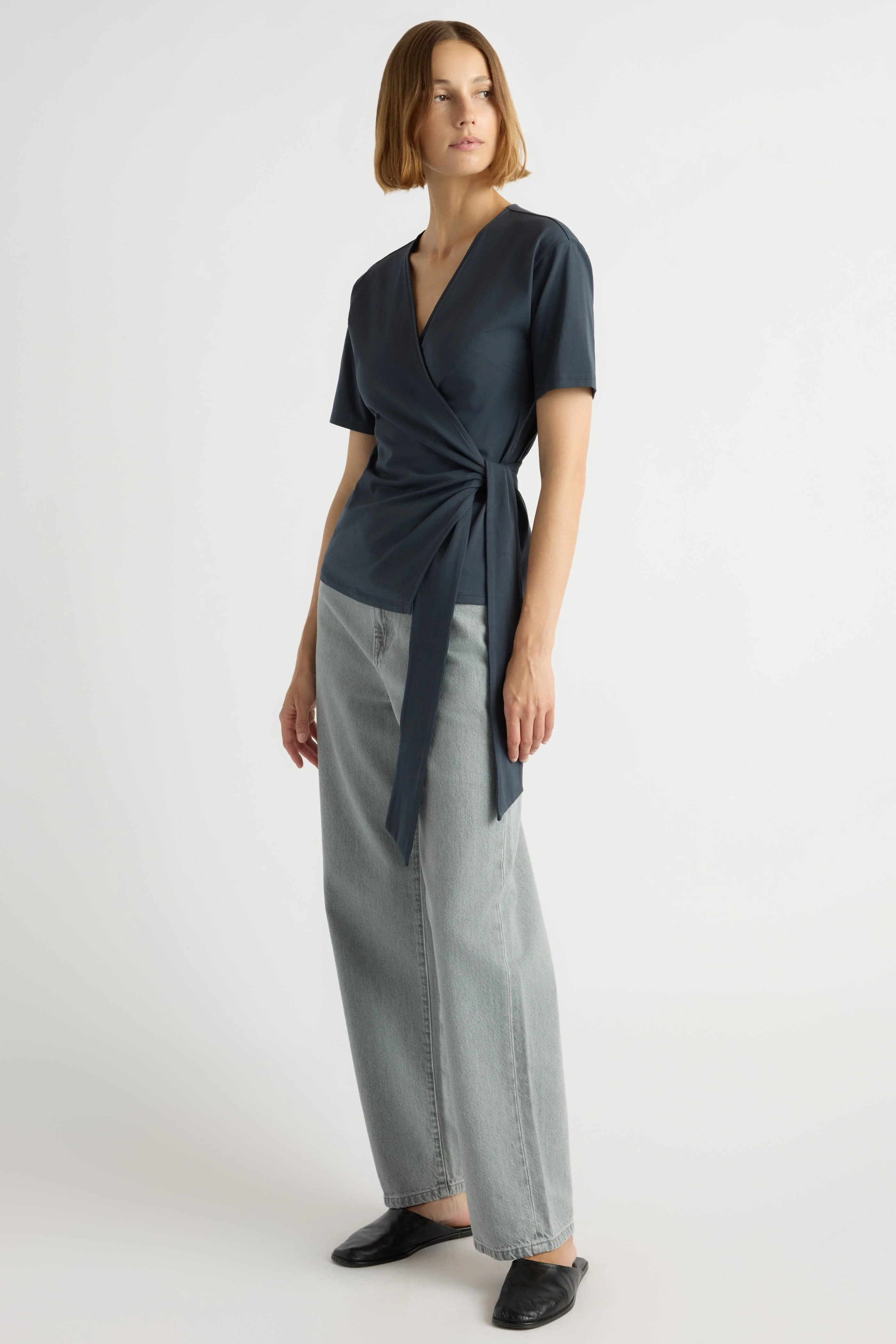 Sena Organic Cotton Wrap Tee - Image 3