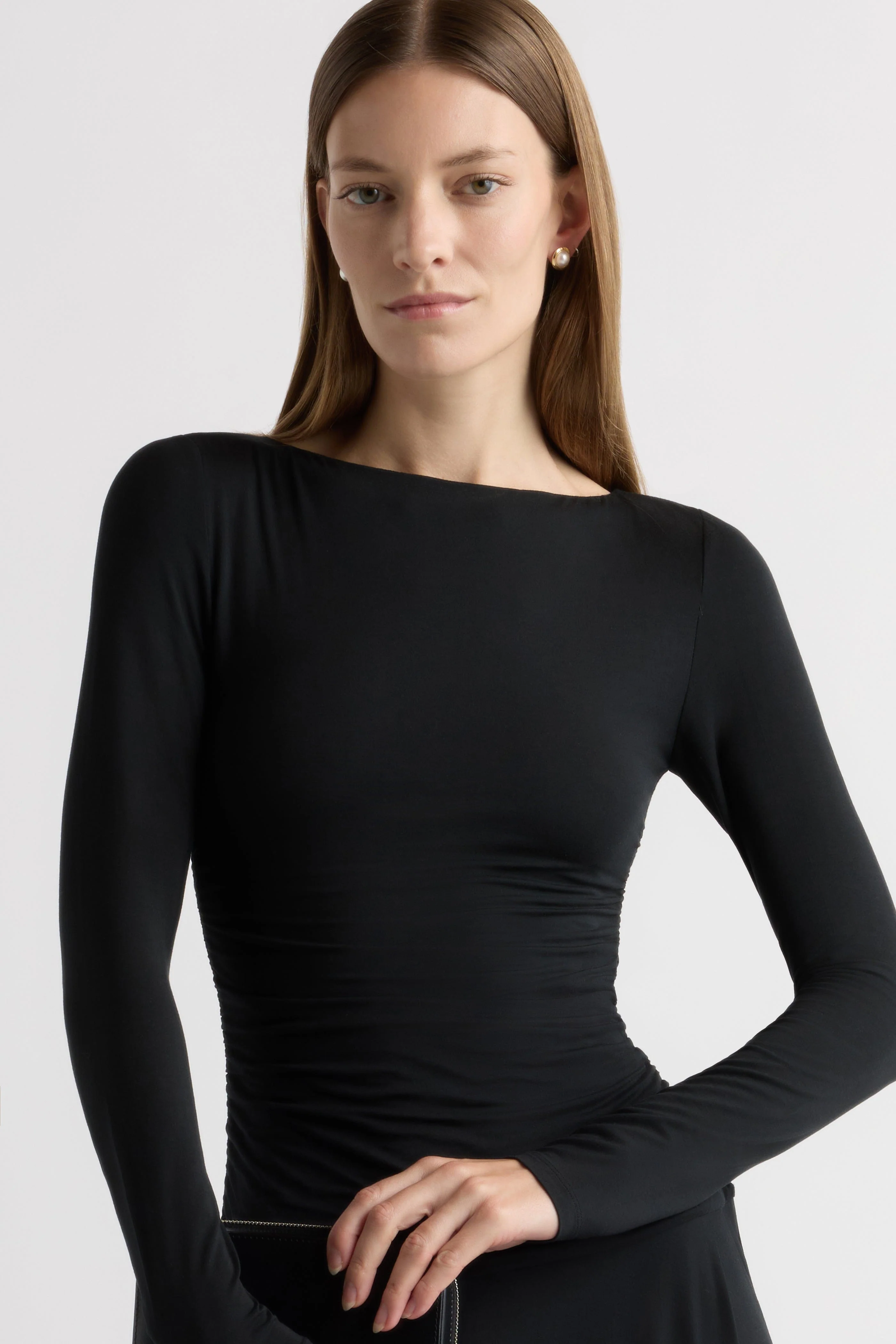 Tamryn Ruched Drop-Waist Dress - Image 3