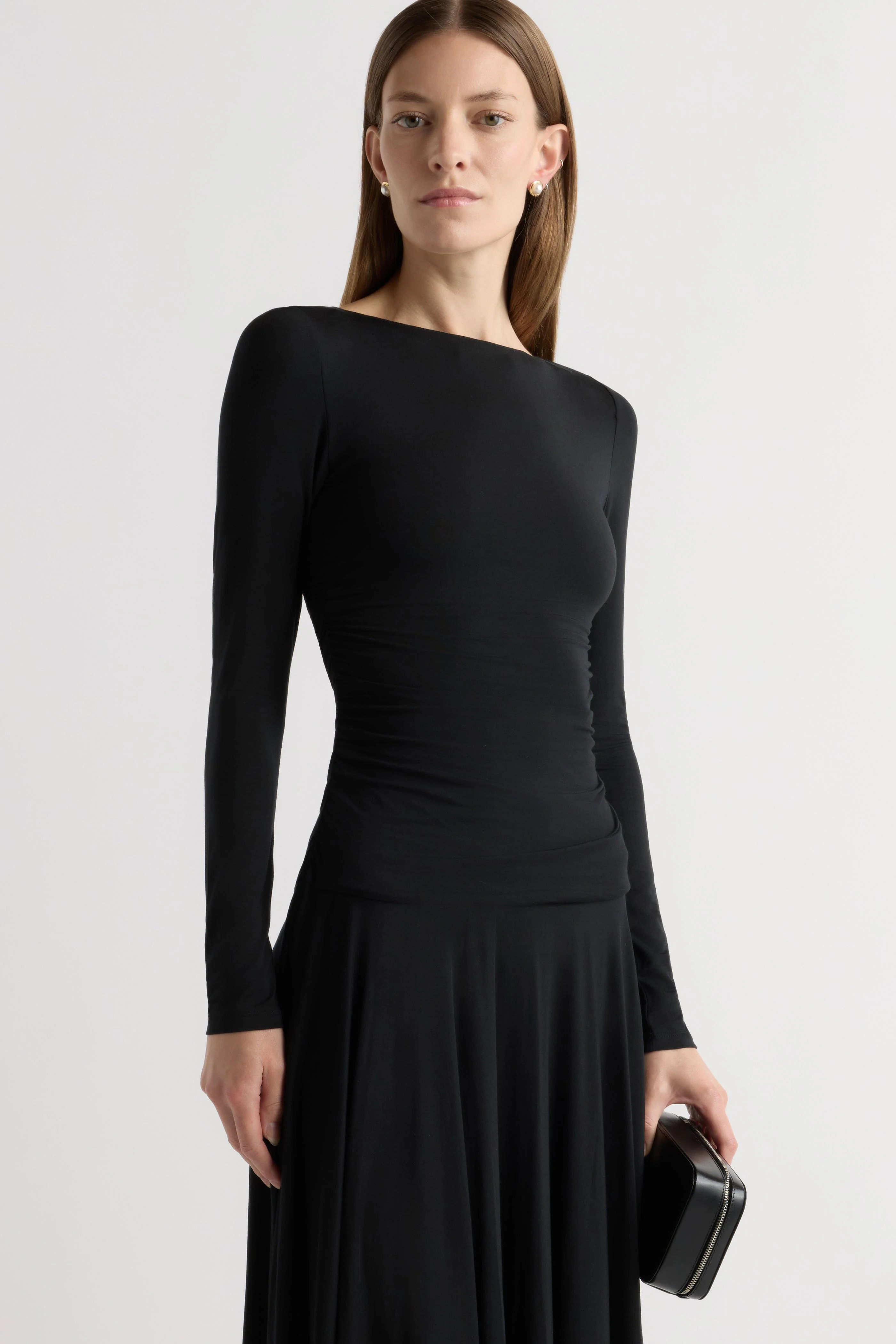 Tamryn Ruched Drop-Waist Dress - Image 5