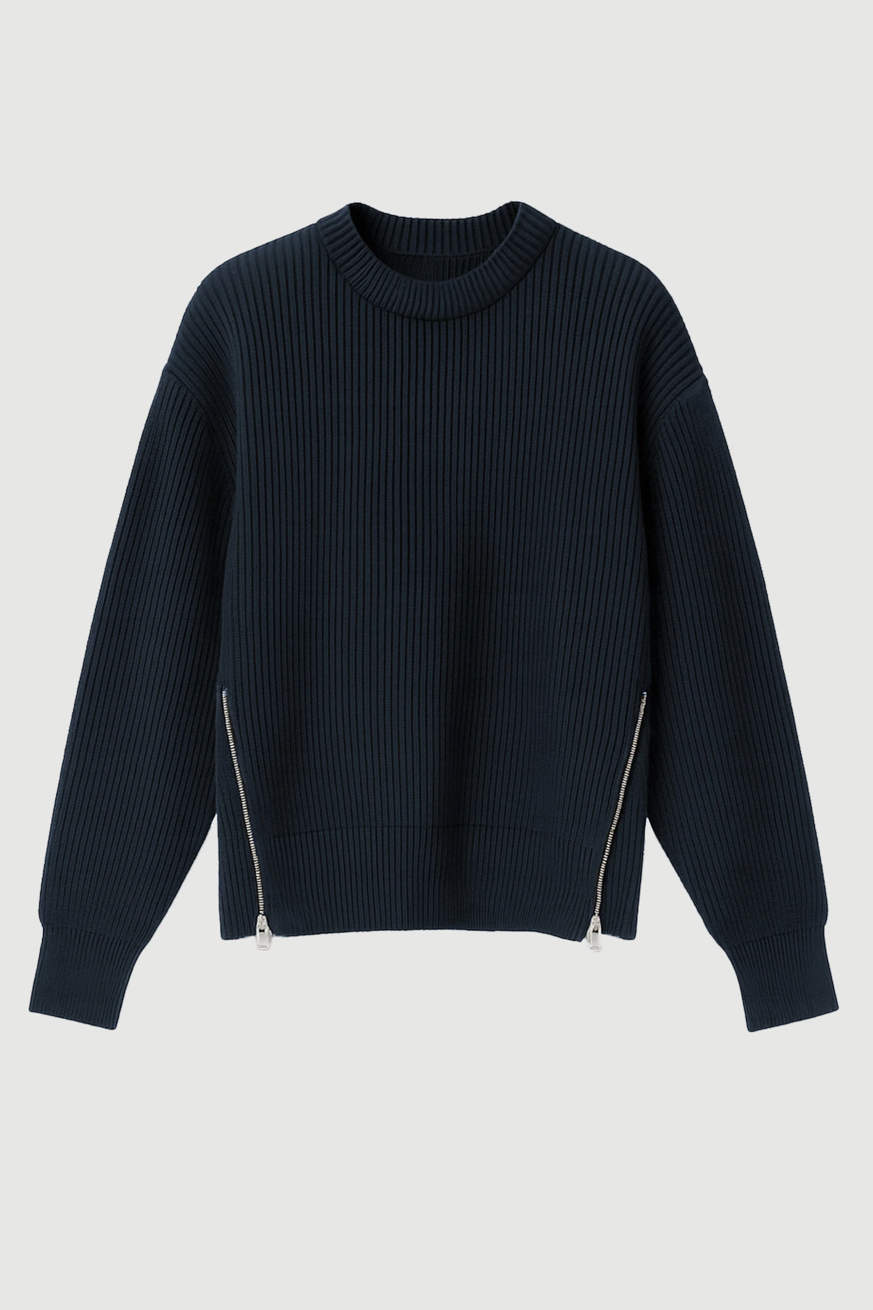 Tate Organic Cotton Side-Zip Sweater - Image 7