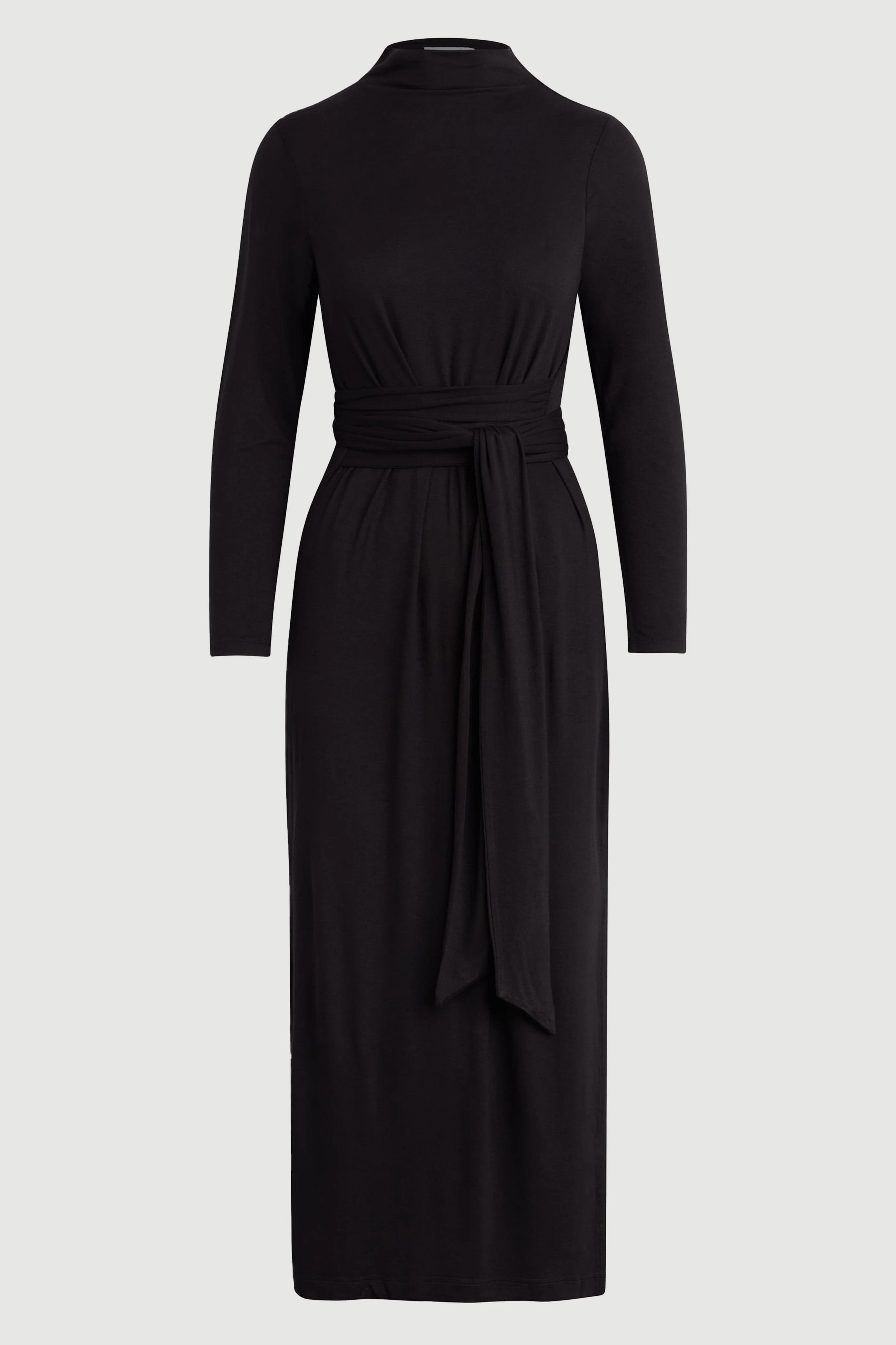 Vero Tie-Front Long-Sleeve Dress - Image 7