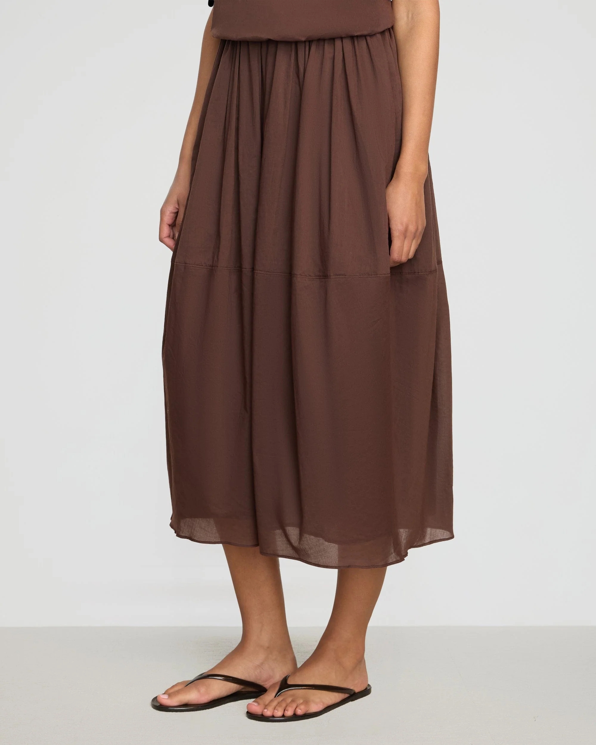 Volta Tiered Organic Cotton Dress - Image 3