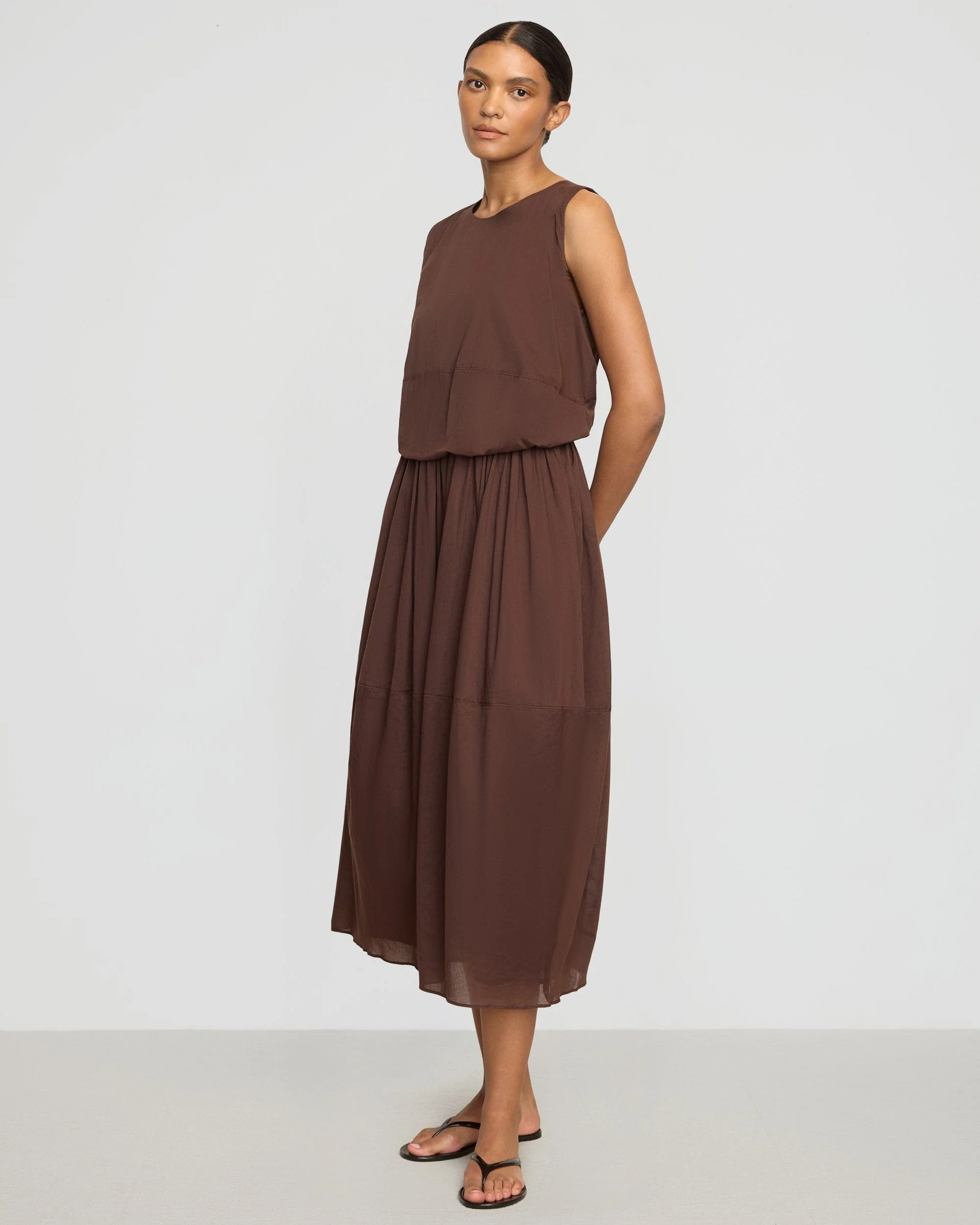 Volta Tiered Organic Cotton Dress - Image 4