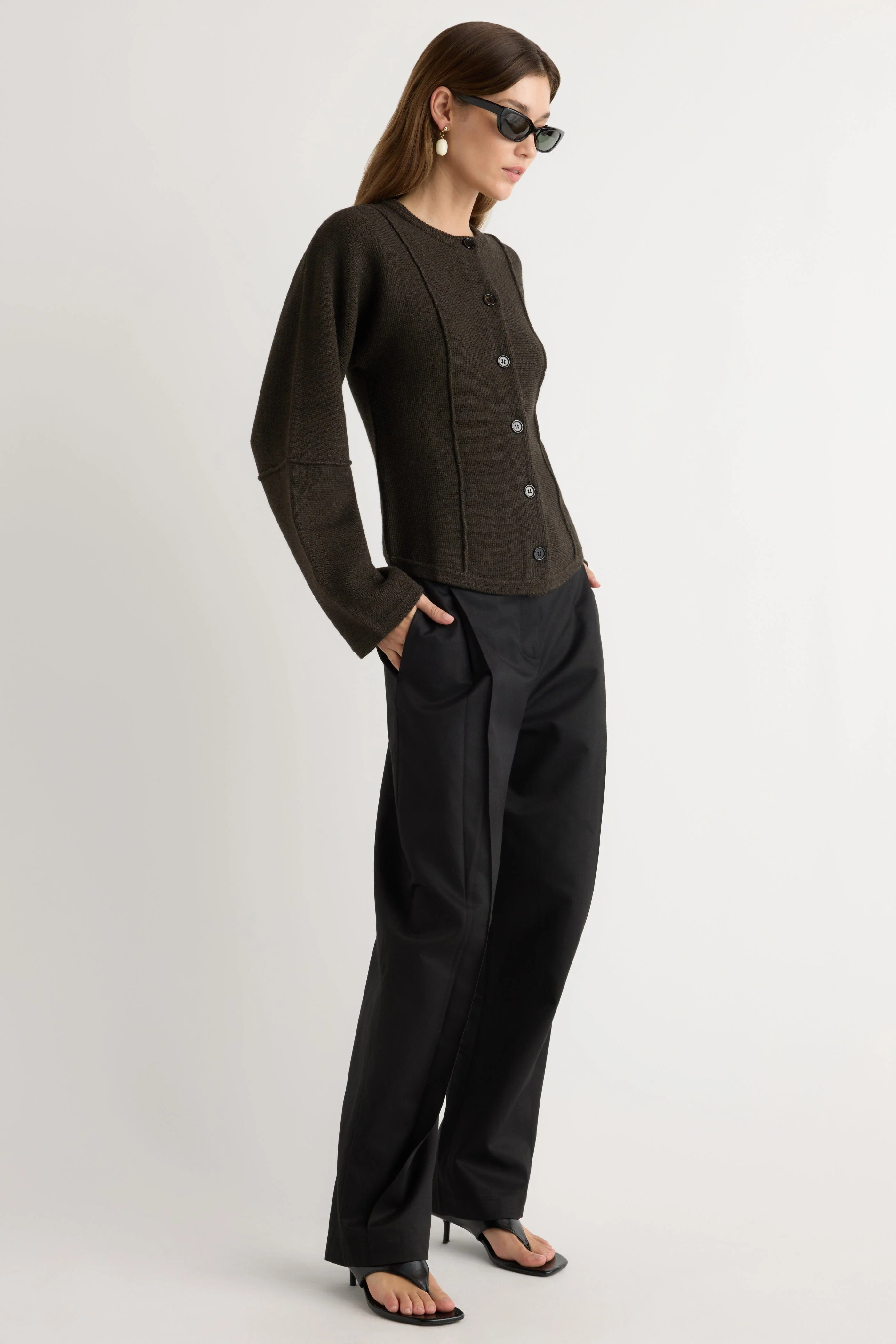 Wren Exposed-Seam Cardigan - Image 3